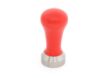 Picture of Stainless Steel Tamper Base with Red Wooden Handle (complete) 41 mm