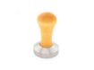 Picture of Stainless Steel Tamper Base with Natural Wooden Handle (complete) 58mm