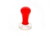 Picture of Stainless Steel Tamper Base with Red Wooden Handle (complete) 58mm